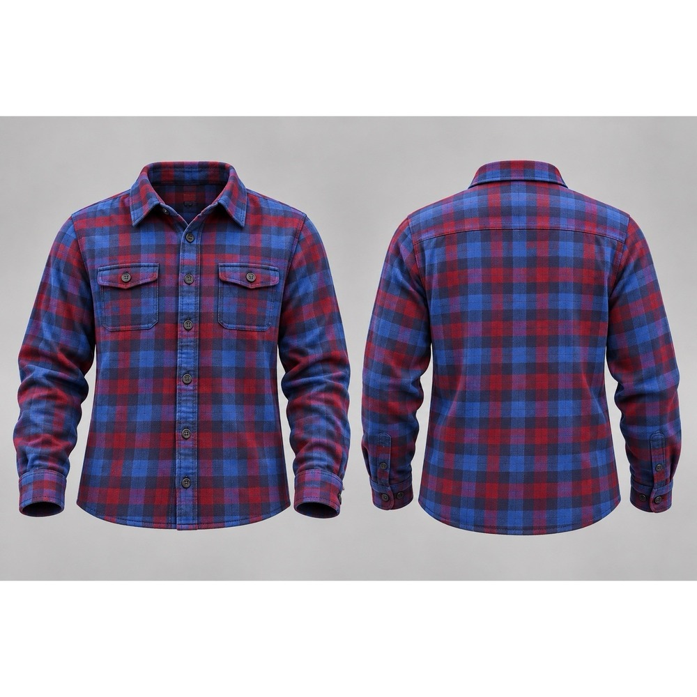 PATAGONIA Fjord Flannel Shirt WOMENS 6 ORGANIC COTTON PURPLE PLAID